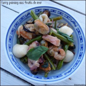 Recette Curry de fruits de mer panang
