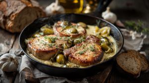 Recette Côtes de porc en sauce charcutière