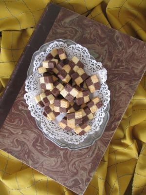 Recette Des sablés damier à Venise