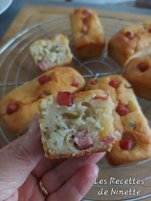 Recette Cakes jambon olives sans oeufs