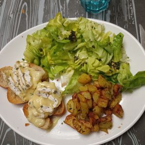 Recette Camembert rôti et sa baguette au combi  Ninja