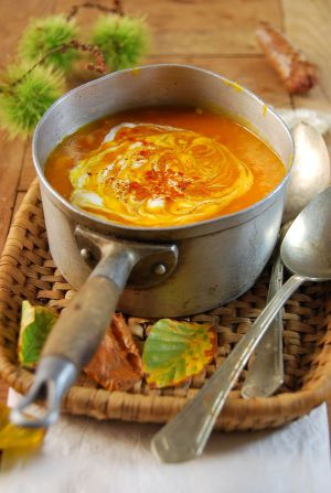 Recette Soupe de potimarron et tomate