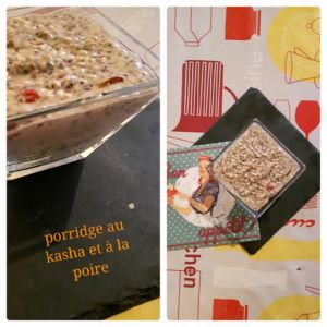Recette Porridge de Kasha à la poire