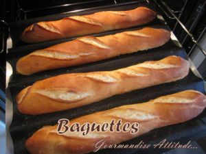 Recette Baguettes au Cook'in (pain blanc)