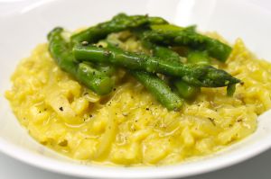 Recette Risotto { safran & asperges vertes }