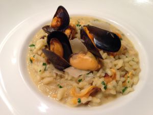 Recette Risotto de Moules au safran et parmesan