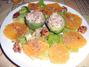 Recette Salade d'avocat orange