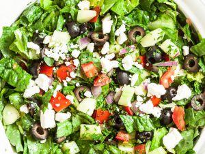 Recette Meilleure recette de salade grecque (Et la plus facile à faire!)