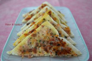 Recette Toasts porc-crevettes
