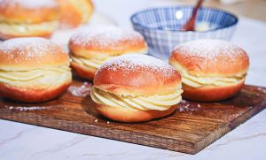 Recette Boules de Berlin : des beignets fourrés à la crème pâtissière