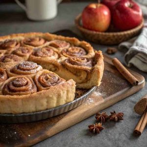 Recette Cinnamon Roll Apple Pie Recipe