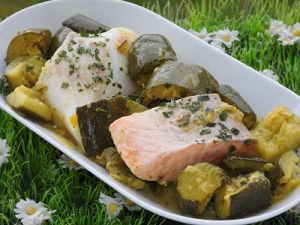 Recette Tajine de poissons au curry (thermomix)