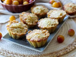 Recette Cupcakes crumble aux mirabelles