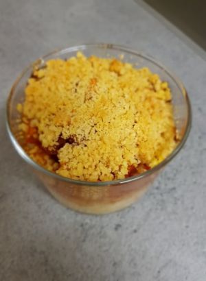 Recette Crumble de butternut au chorizo