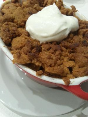 Recette Crumble pommes speculoos