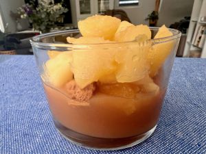 Recette Verrine aux pommes et spéculos