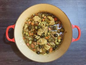 Recette Tajine de veau aux olives et citron confit