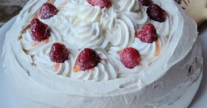 Recette Pavlova aux framboises