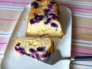 Recette Cake citron myrtilles