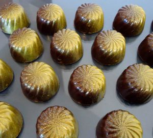Recette Chocolats fins : chocolat noisettes