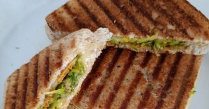 Recette Croque monsieur à la courgette et au bacon