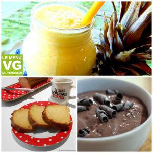 Recette Menu vg du vendredi saveurs sucrées