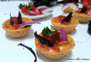 Recette Mini taco coupelle sauce salsa ail noir