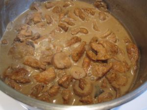 Recette Poulet à la crème