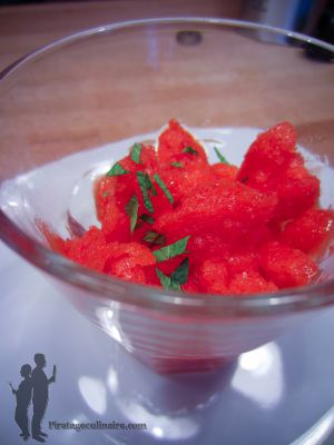 Recette Granité aux fraises