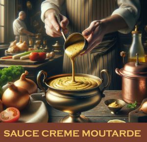 Recette Sauce suprême à la moutarde (servie chaude, pour viandes)