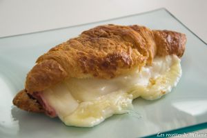 Recette Croissant jambon/fromage