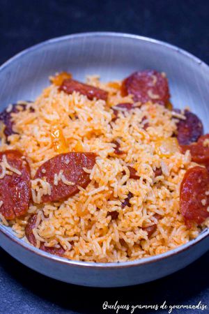 Recette Riz au chorizo