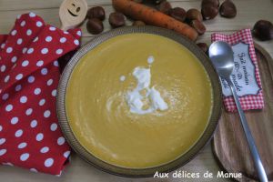 Recette Velouté de butternut aux carottes et haricots blancs, au Cookéo ou pas