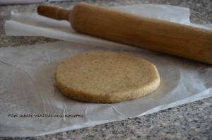 Recette Pâte sablée aux noisettes