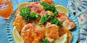 Recette Peach and Mango Habanero Chicken Thighs