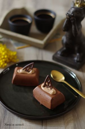 Recette Minis entremets chocolat/passion