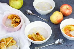 Recette Tapioca aux pommes et au lait d’amande VEGAN