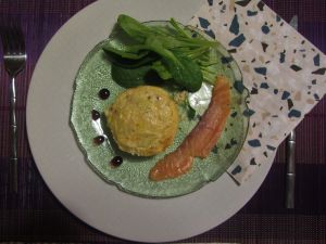 Recette Flans au saumon fumé et aux poireaux