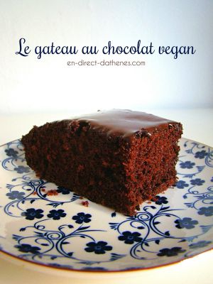 Recette Gâteau au chocolat vegan du placard