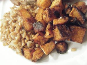 Recette Risotto d'épautre au butternut roti