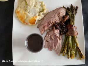 Recette Gigot d'agneau caramélisé au vinaigre balsamique