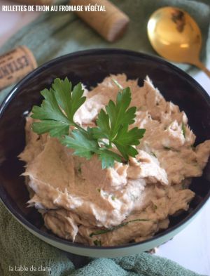 Recette Rillettes de thon au fromage frais végétal