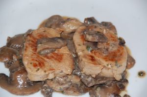 Recette Filet mignon de porc aux champignons