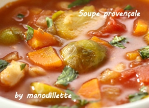 Recette Soupe provençale