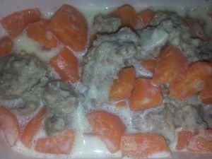 Recette Viande hachée aux carottes COOKEO