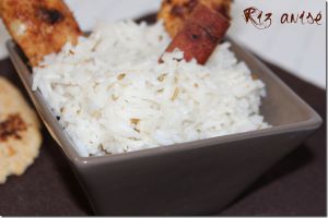 Recette Riz anisé, recette de riz basmati parfumé à l'anis