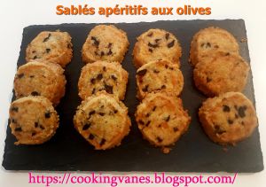 Recette Sablés apéritifs aux olives