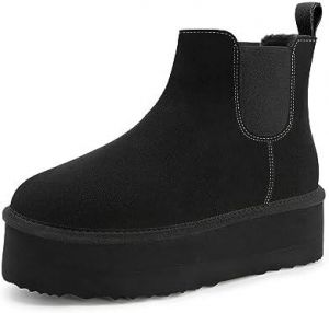 Recette Cozy Up This Winter in Athlefit Platform Chelsea Boots!