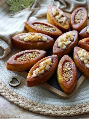 Recette Barquettes aux poires & amandes