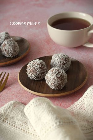 Recette Truffes chocolat banane et noix de coco